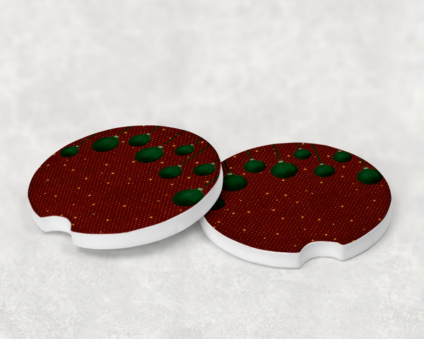 10444 - Christmas Ceramic Car Coaster