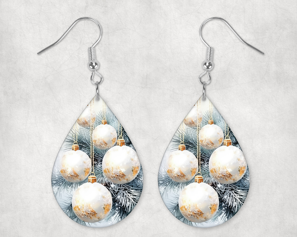 0557 - Ornaments V1 Teardrop Earrings