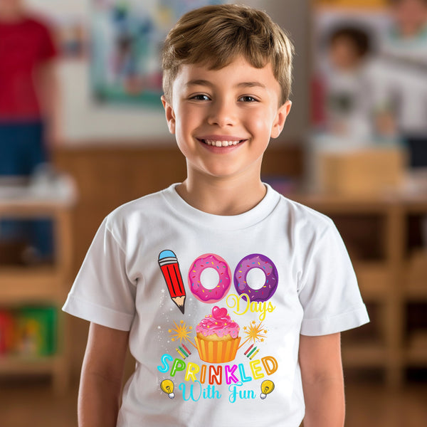 100 Days of School Kids T-Shirt 1016