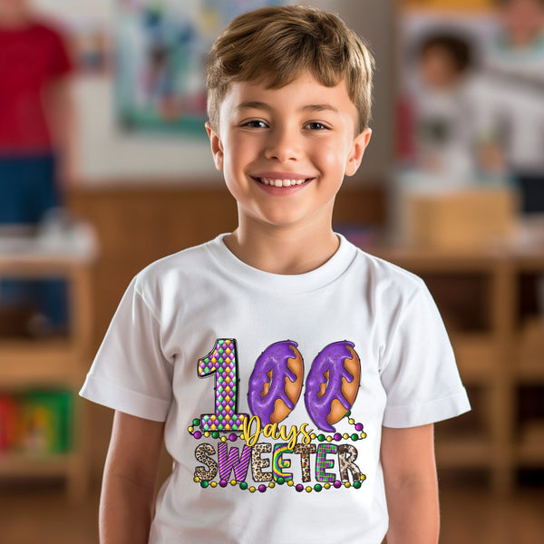 100 Days of School Kids T-Shirt 1018