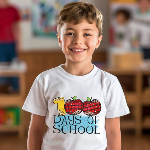 100 Days of School Kids T-Shirt 1023