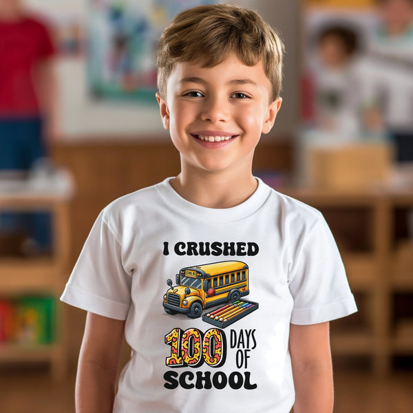 100 Days of School Kids T-Shirt 1088