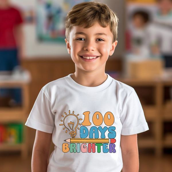 100 Days of School Kids T-Shirt 1129