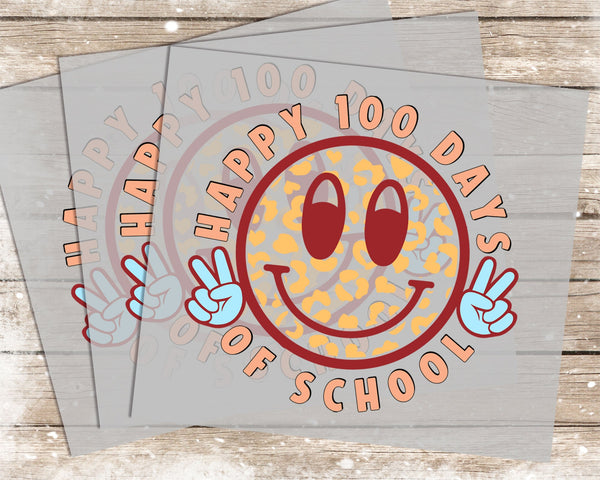 100 Days of School - 1152 -  DTF Transfer