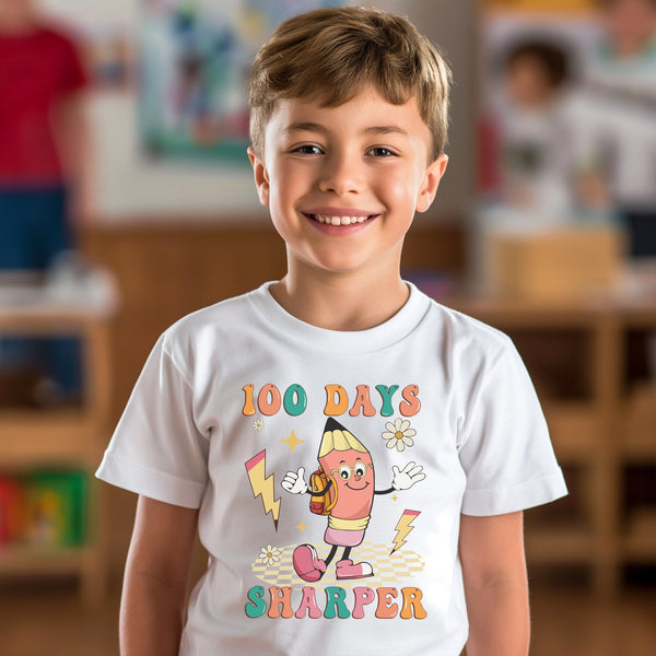 100 Days of School Kids T-Shirt 1191
