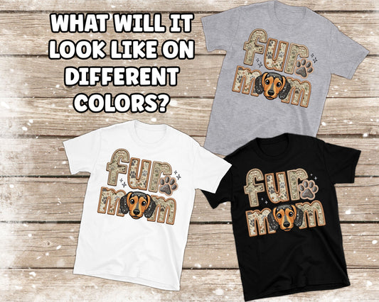 Fur Mom Mini Daschund - 1070 - DTF Transfer