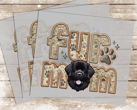 Fur Mom Newfoundland - 1071 - DTF Transfer