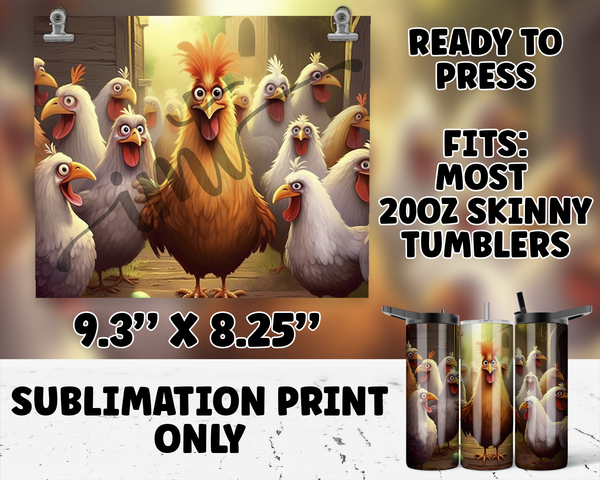 20oz Tumbler Sublimation Print - 2294