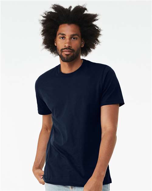 BELLA + CANVAS 3001CVC CVC Jersey Tee - Solid Navy Blend