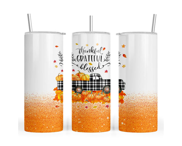 1498 - Truckful of Blessings 20oz Skinny Tumbler