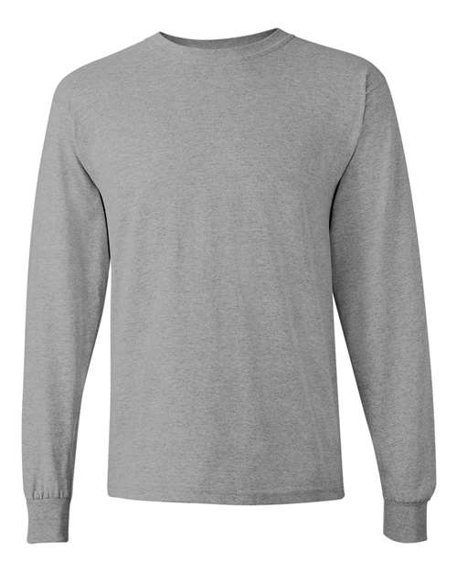 Gildan 5400 Heavy Cotton™ Long Sleeve T-Shirt - Sport Grey