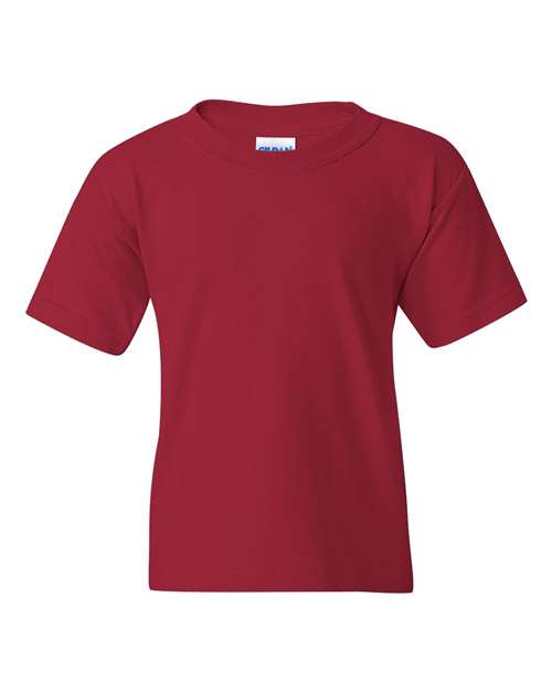 Gildan 5000B Heavy Cotton™ Youth T-Shirt - Cardinal