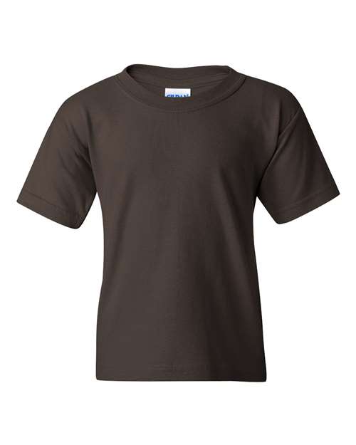 Gildan 5000B Heavy Cotton™ Youth T-Shirt - Dark Chocolate