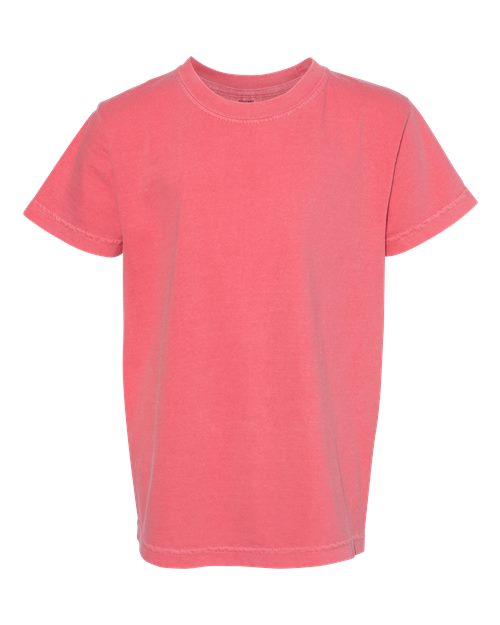 Comfort Colors 9018 Garment-Dyed Youth Heavyweight T-Shirt - Watermelon