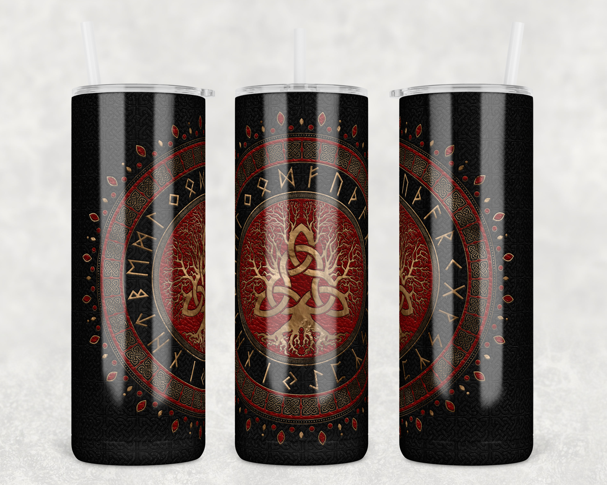 2235 - Red Roots 20oz Skinny Tumbler