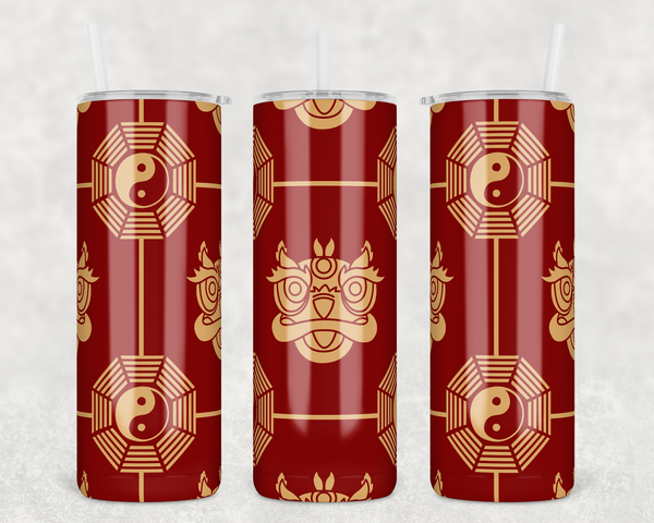 2254 - Chinese New Year 20oz Skinny Tumbler