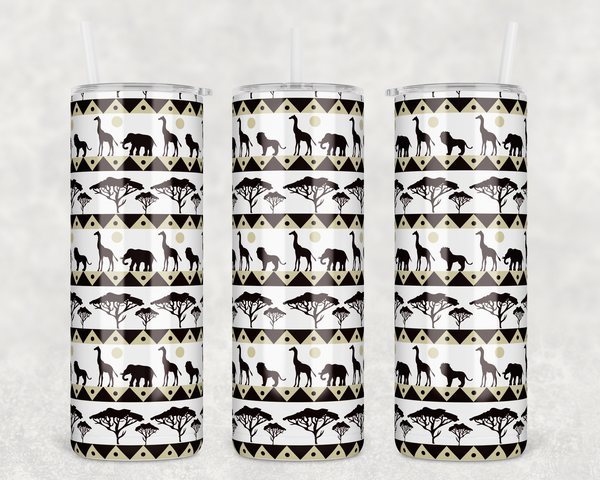 2255 - Safari Stripes 20oz Skinny Tumbler