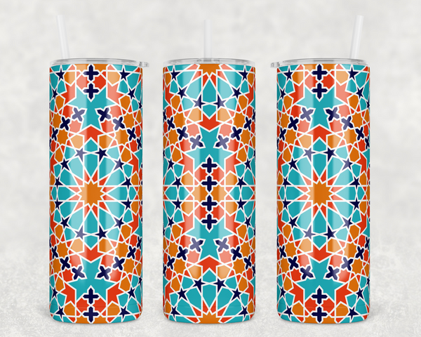 2256 - Kaleidoscope V2 20oz Skinny Tumbler