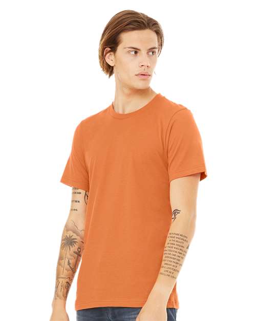 BELLA + CANVAS 3001 Jersey Tee - Burnt Orange