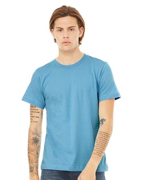 BELLA + CANVAS 3001 Jersey Tee - Ocean Blue