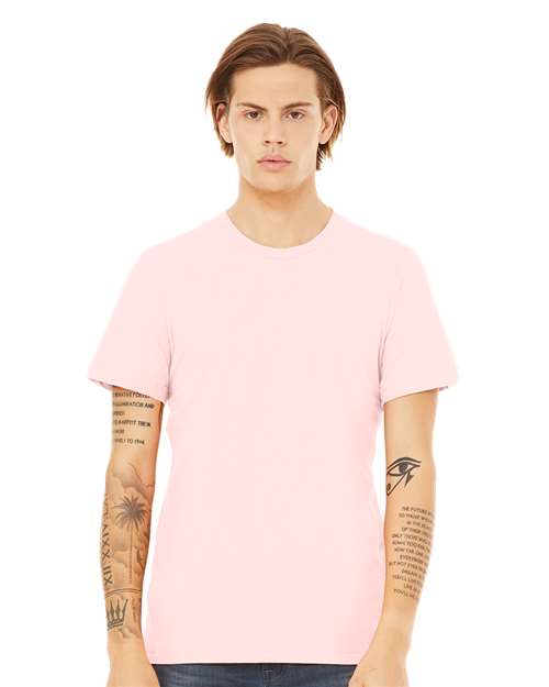 BELLA + CANVAS 3001 Jersey Tee - Soft Pink