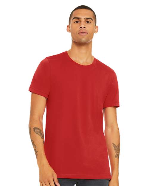 BELLA + CANVAS 3001 Jersey Tee - Red