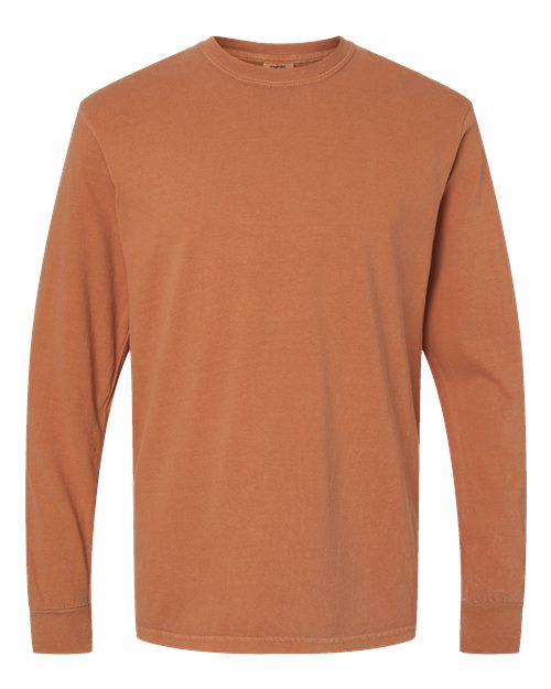 Comfort Colors 6014 Garment-Dyed Heavyweight Long Sleeve T-Shirt - Yam