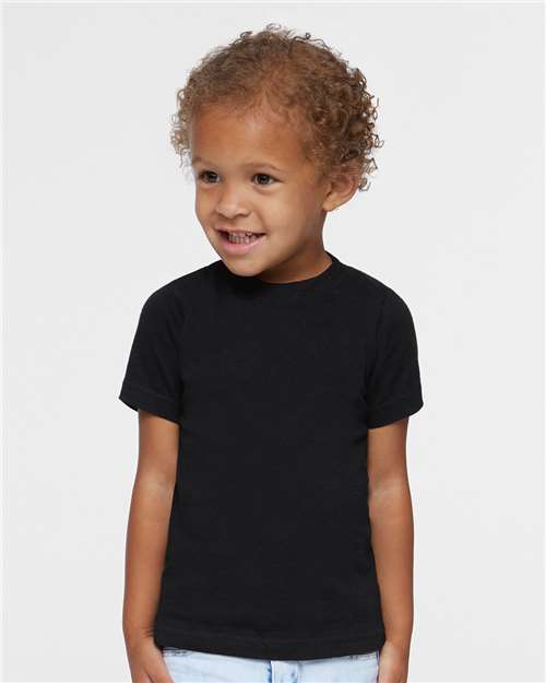 Rabbit Skins 3321 Toddler Fine Jersey Tee - Black