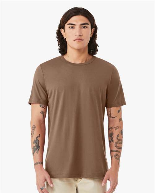 BELLA + CANVAS 3001 Jersey Tee - Vintage Brown