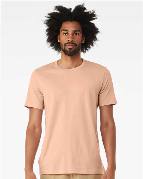 BELLA + CANVAS 3001 Jersey Tee - Peach