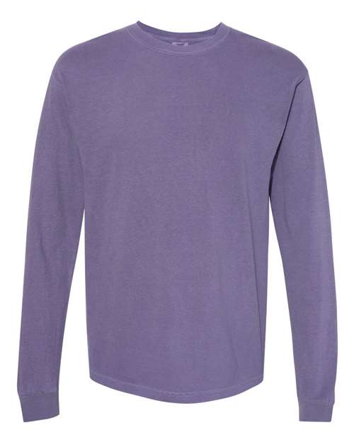 Comfort Colors 6014 Garment-Dyed Heavyweight Long Sleeve T-Shirt - Grape