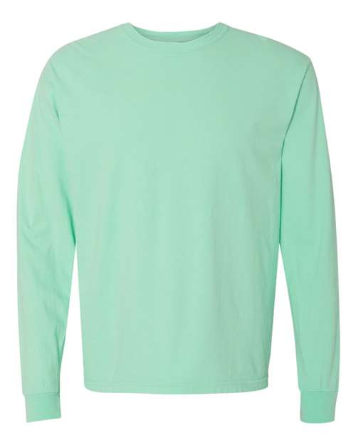 Comfort Colors 6014 Garment-Dyed Heavyweight Long Sleeve T-Shirt - Island Reef