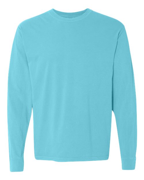 Comfort Colors 6014 Garment-Dyed Heavyweight Long Sleeve T-Shirt - Lagoon