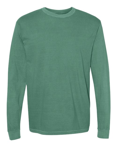 Comfort Colors 6014 Garment-Dyed Heavyweight Long Sleeve T-Shirt - Light Green