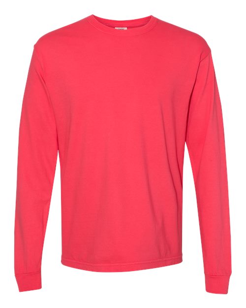 Comfort Colors 6014 Garment-Dyed Heavyweight Long Sleeve T-Shirt - Paprika