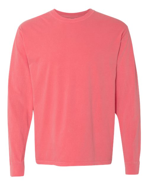 Comfort Colors 6014 Garment-Dyed Heavyweight Long Sleeve T-Shirt - Watermelon