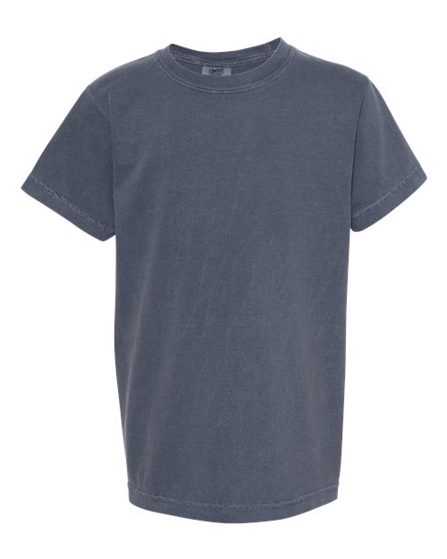 Comfort Colors 9018 Garment-Dyed Youth Heavyweight T-Shirt - Denim