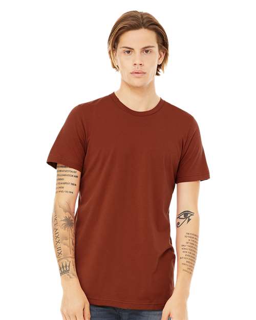 BELLA + CANVAS 3001 Jersey Tee - Rust