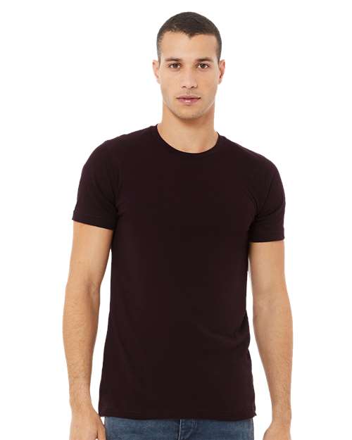 BELLA + CANVAS 3001 Jersey Tee - Oxblood Black