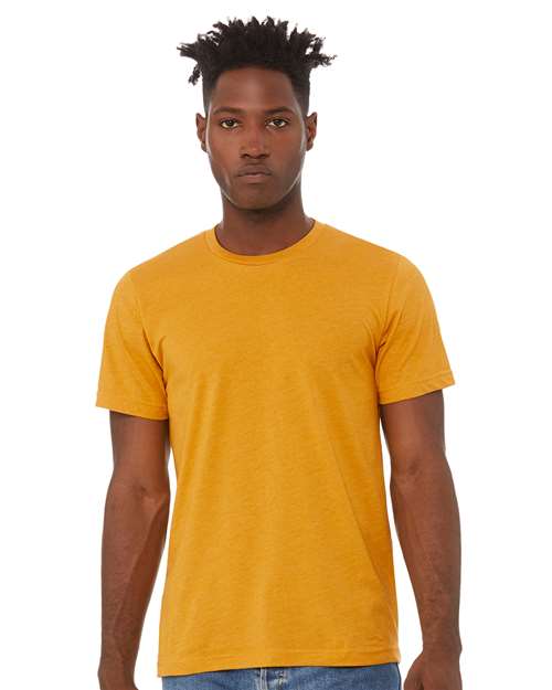 BELLA + CANVAS 3001CVC CVC Jersey Tee - Heather Mustard