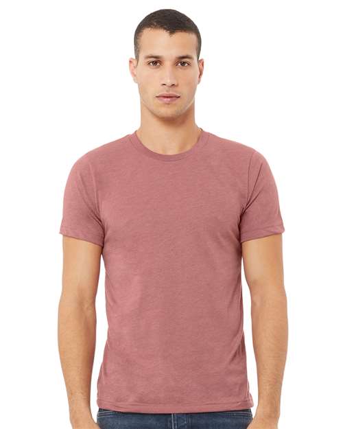 BELLA + CANVAS 3001CVC CVC Jersey Tee - Heather Mauve