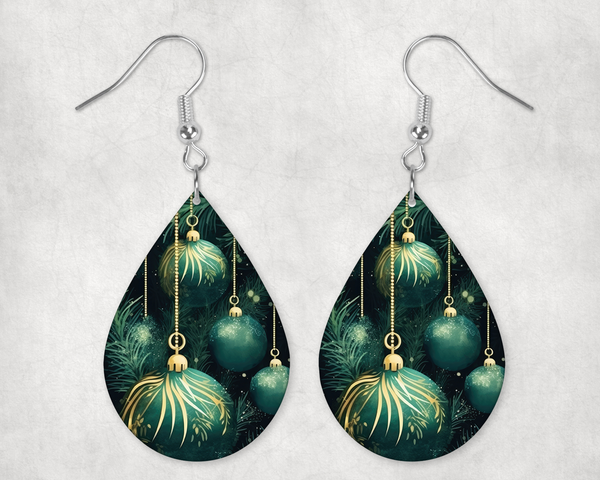 0560 - Ornaments V4 Teardrop Earrings
