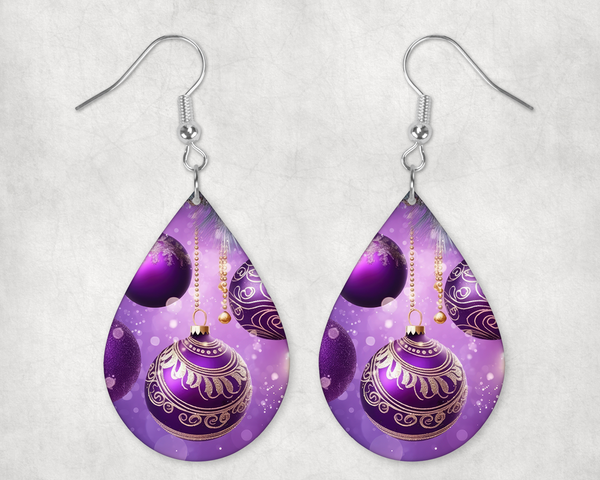 0561 - Ornaments V5 Teardrop Earrings
