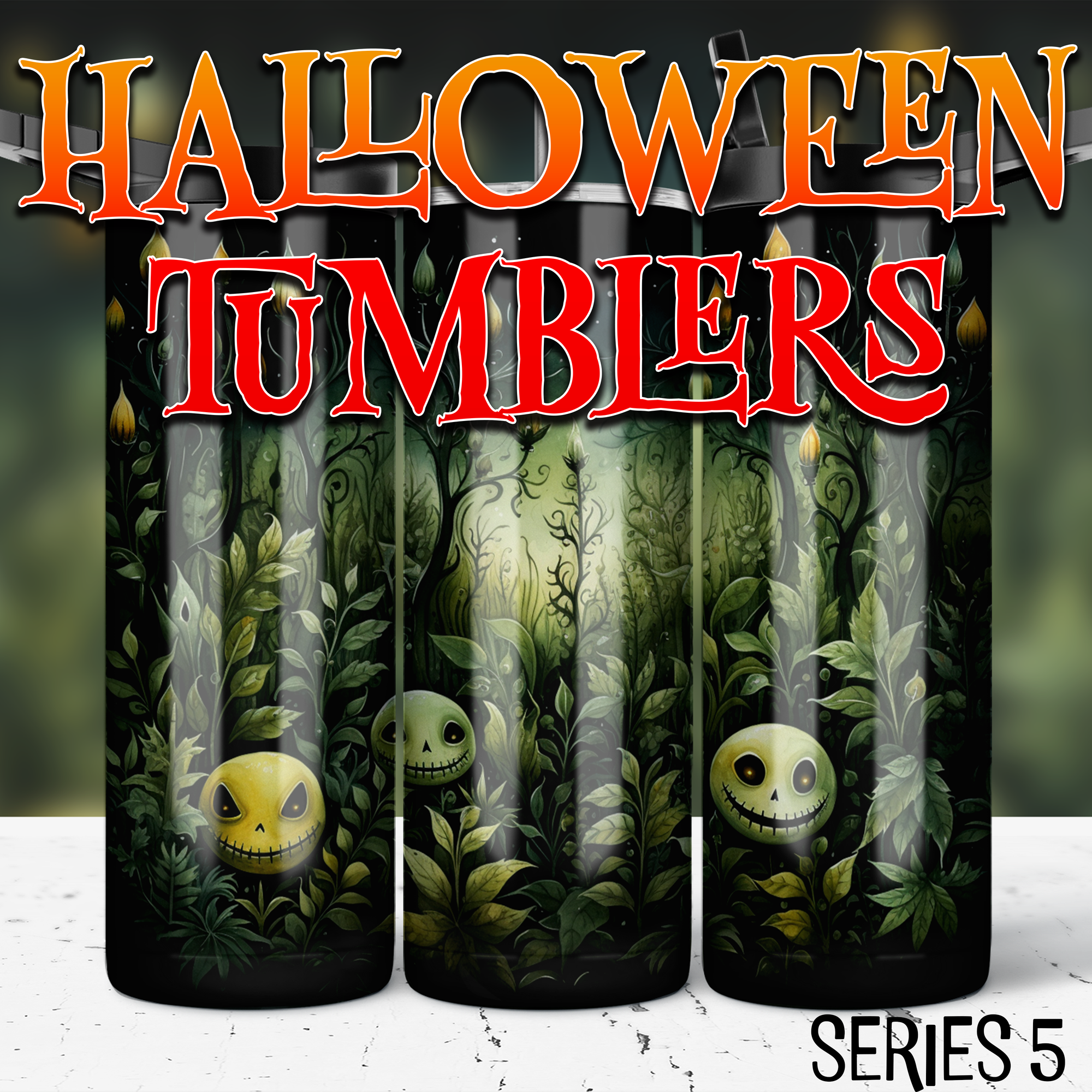 Halloween Tumblers Series 5 - 20oz Skinny Tumbler