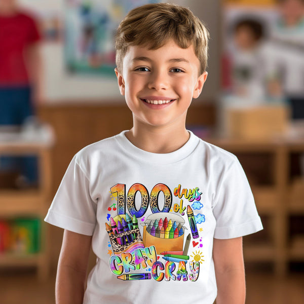 100 Days of School Kids T-Shirt 1005