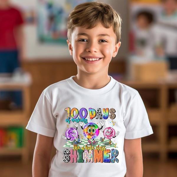 100 Days of School Kids T-Shirt 1006