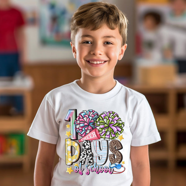 100 Days of School Kids T-Shirt 1007