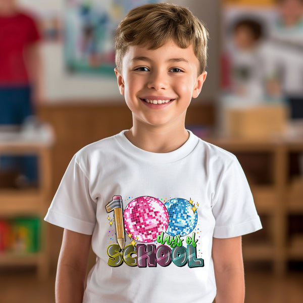 100 Days of School Kids T-Shirt 1008