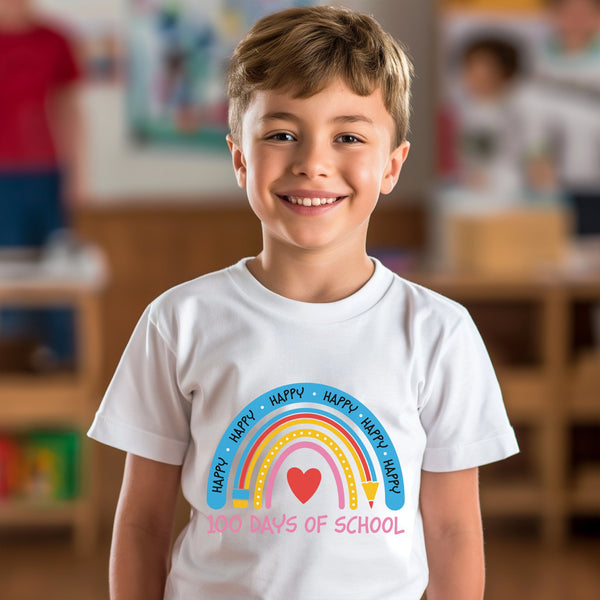 100 Days of School Kids T-Shirt 1030