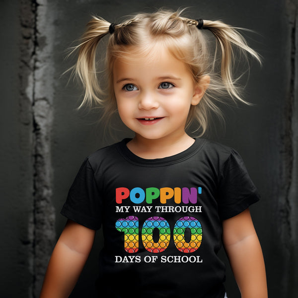 100 Days of School Kids T-Shirt 1031